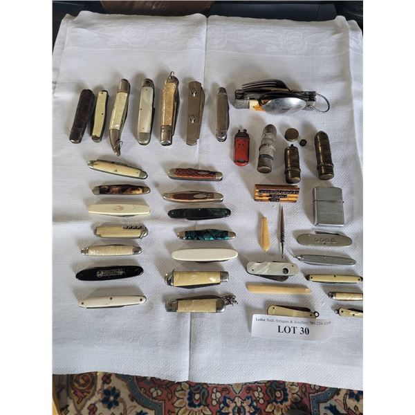 Pocket Knives and Miscellaneous Tools