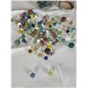 Image 3 : Vintage Glass Marbles in Varied Colors and Patterns