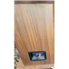 Image 2 : Vintage Wooden Floor Speakers with Cloth Grills