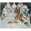 Image 1 : Decorative Salt and Pepper Shakers with Tableware and Figurines