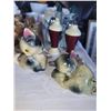Image 4 : Decorative Salt and Pepper Shakers with Tableware and Figurines