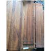 Image 4 : Wood Drop-Leaf Dining Table with Decorative Inlays and 8 1/8-Inch Leaf Inserts