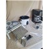 Image 1 : Black+Decker Rice Cooker, Mr. Coffee Coffee Maker, and Meat Slicer Set