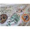 Image 6 : Collectibles Including Vintage Eyewear, Military Spats, Pins, Patches, and Buttons
