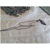 Image 3 : Decorative Accessories Including Mesh Purses, Glass Bowl, Clock, Jewelry, and Vintage Locks