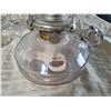 Image 2 : Three Glass Oil Lamps with Chimneys