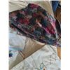 Image 4 : Textiles and Embroidered Pieces, Including Large Round Floral Tablecloth