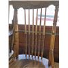 Image 3 : 2 Vintage Wooden Rocking Chairs with Spindle Backs