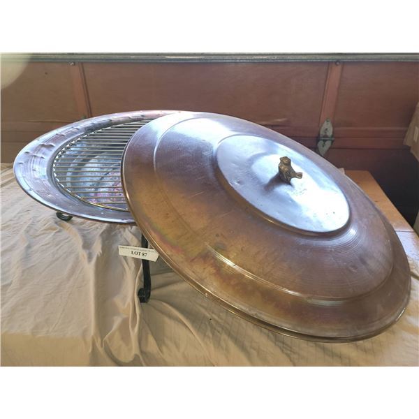 Lee Valley Turkish BBQ With Brass Bird Finial and Grate Insert