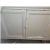 Image 5 : Antique Early 1900s Rolling Storage Cabinet with Single Drawer and Dual Doors
