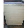 Image 6 : Antique Early 1900s Rolling Storage Cabinet with Single Drawer and Dual Doors