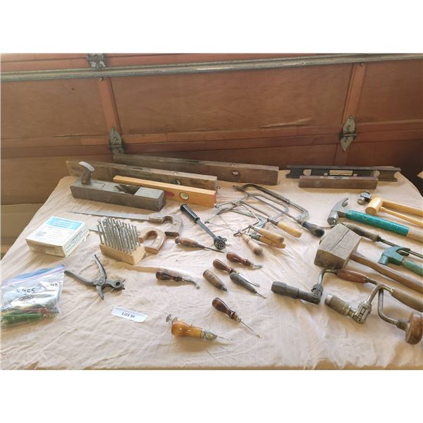 Glass Cutting, Leather Working, Saws, and Various Hand Tools