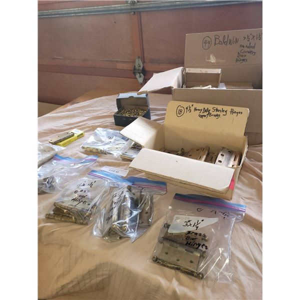 Door Hinges and Hardware, Including Baldwin and Stanley