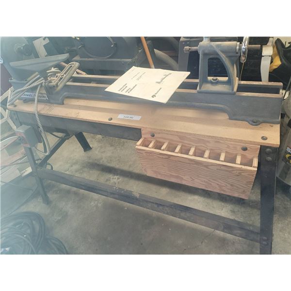 Rockwell 36? Gap Bed Lathe with Instruction Manual