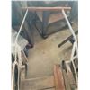 Image 4 : Last Remaining Railway Station Mail Cart in Canada with Large Wooden Platform and Metal Frame