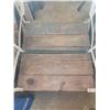 Image 6 : Last Remaining Railway Station Mail Cart in Canada with Large Wooden Platform and Metal Frame