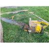 Image 3 : Vintage Chainsaw, Saw Blades, and Woodworking Tools