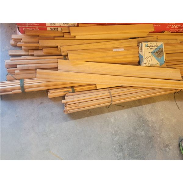 Wood Pieces With Flooring Nails