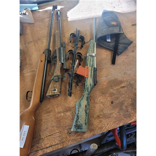 Pellet Gun and Toy Guns with Accessories