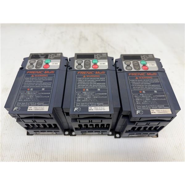 Lot of (3) Fuji Electric #FRN0.2E1S-2J & #FRN0.1ES-2J