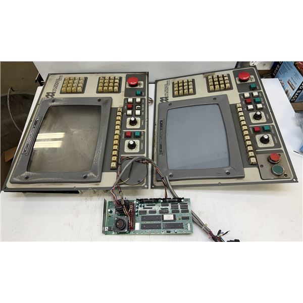 Lot of (2) Milltronics Lathe Panel Fronts