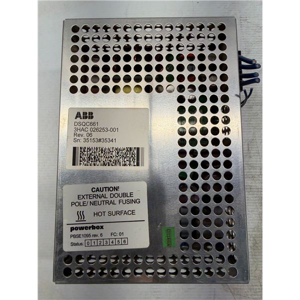 ABB Robotics #3HAC 026253-001 / DSQC661 Power Module