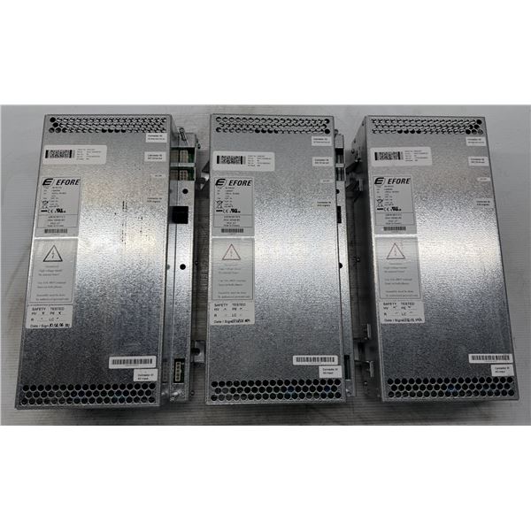 (3) EFORE SR 92E120 ABB Robotics 3HABC 020466-001 / DSQC627 Power Supply Units