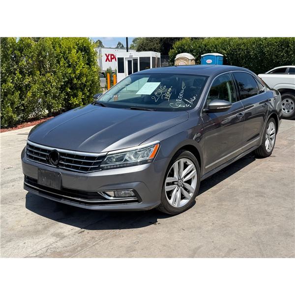 VOLK PASSAT 2016 O/S-WAIT/TITLE- SMOG