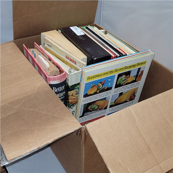Box of Vintage Books - See All Photos