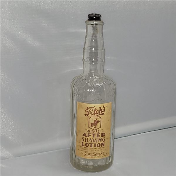 Vintage Fitchs Skin Pep After Shaving Lotion Bottle