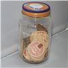 Image 1 : Old Squirrel Jar with Milk Caps