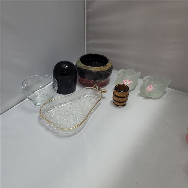 Lot of Various Vintage Glassware and Pottery