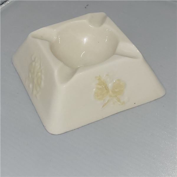 Vintage Belleek Parian China Ashtray