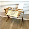 Image 1 : Tabletop Cross-Stitch Wooden Lap Stand Frame