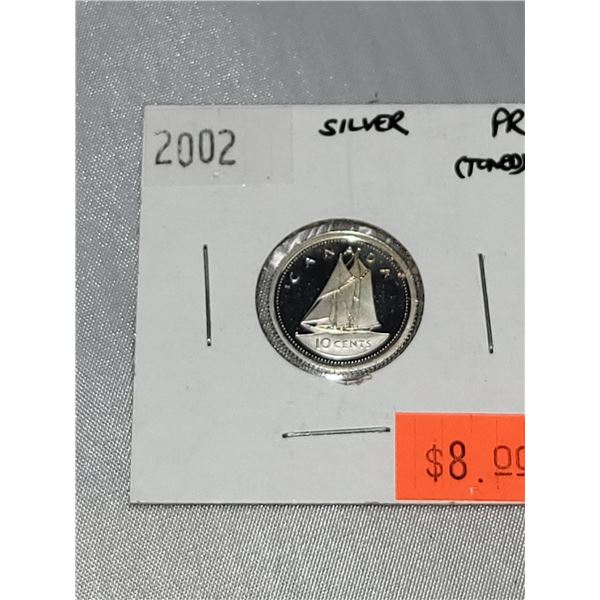 2002 Silver Canada Dime