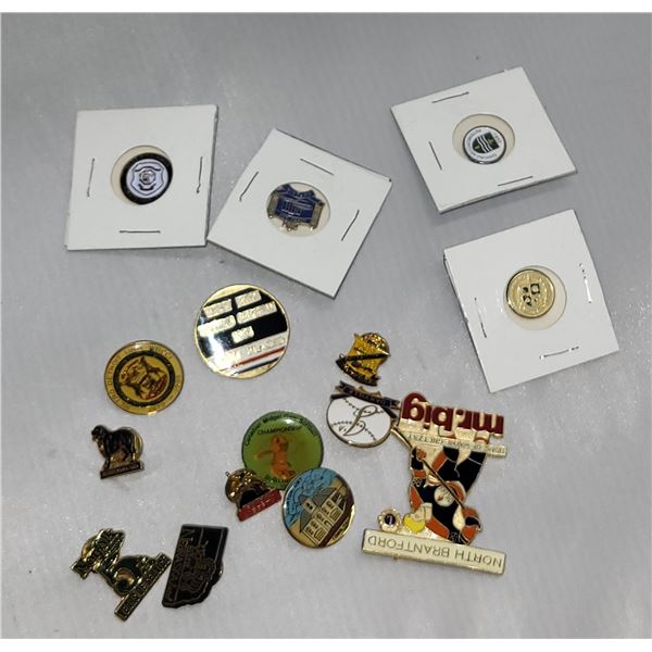 Lot of Various Pins (including Gretzky)