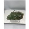 Image 4 : 8 X 7 INCH RARE FORMATION  PURPLE AND GREEN FLUORITE WITH BARITE ON STAND