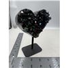 Image 2 : 4 x 3.2 INCH AMETHYST AURA HEART