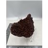 Image 2 : 6 X 4 INCH RED CALCITE WITH PYRITE SPECIMEN