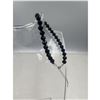 Image 2 : BRAND NEW 6 MM  FACETED BLACK TOURMALINE BRACELET