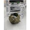Image 3 : 1.5 INCH  RARE GREEN GARNET IN MATRIX SPECIMEN