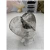 Image 3 : 1.6 INCH AGATE HEART  WITH FORMATION
