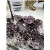 Image 5 : 4.6 INCH HIGH GRADE AMETHYST CANDLE HOLDER