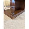Image 13 : Wooden Coffee Table w/ Carved Top & 2-Door Cabinet 60" x 20" x 17"H