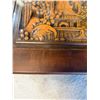 Image 14 : Wooden Coffee Table w/ Carved Top & 2-Door Cabinet 60" x 20" x 17"H