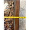 Image 17 : Wooden Coffee Table w/ Carved Top & 2-Door Cabinet 60" x 20" x 17"H