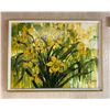 Image 1 : Floral Artwork by C. Petterson 42" x 32", Framed