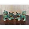 Image 1 : Qty 2 Guardian Lion Fu Dog Figurines Approx. 5.5" x 4"H