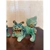 Image 2 : Qty 2 Guardian Lion Fu Dog Figurines Approx. 5.5" x 4"H