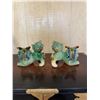 Image 4 : Qty 2 Guardian Lion Fu Dog Figurines Approx. 5.5" x 4"H